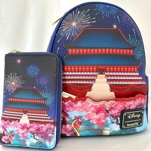 Loungefly Mini Backpack Disney Princess Castle Series - Mulan